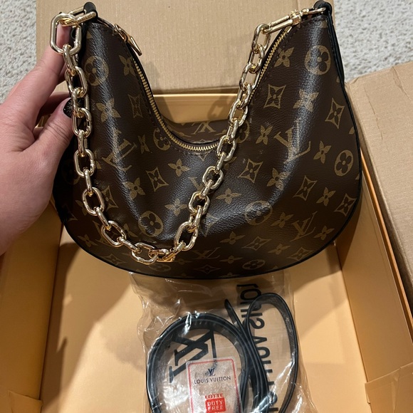 Designer inspired cookie  Monogram Shoulder Bag - Picture 5 of 5